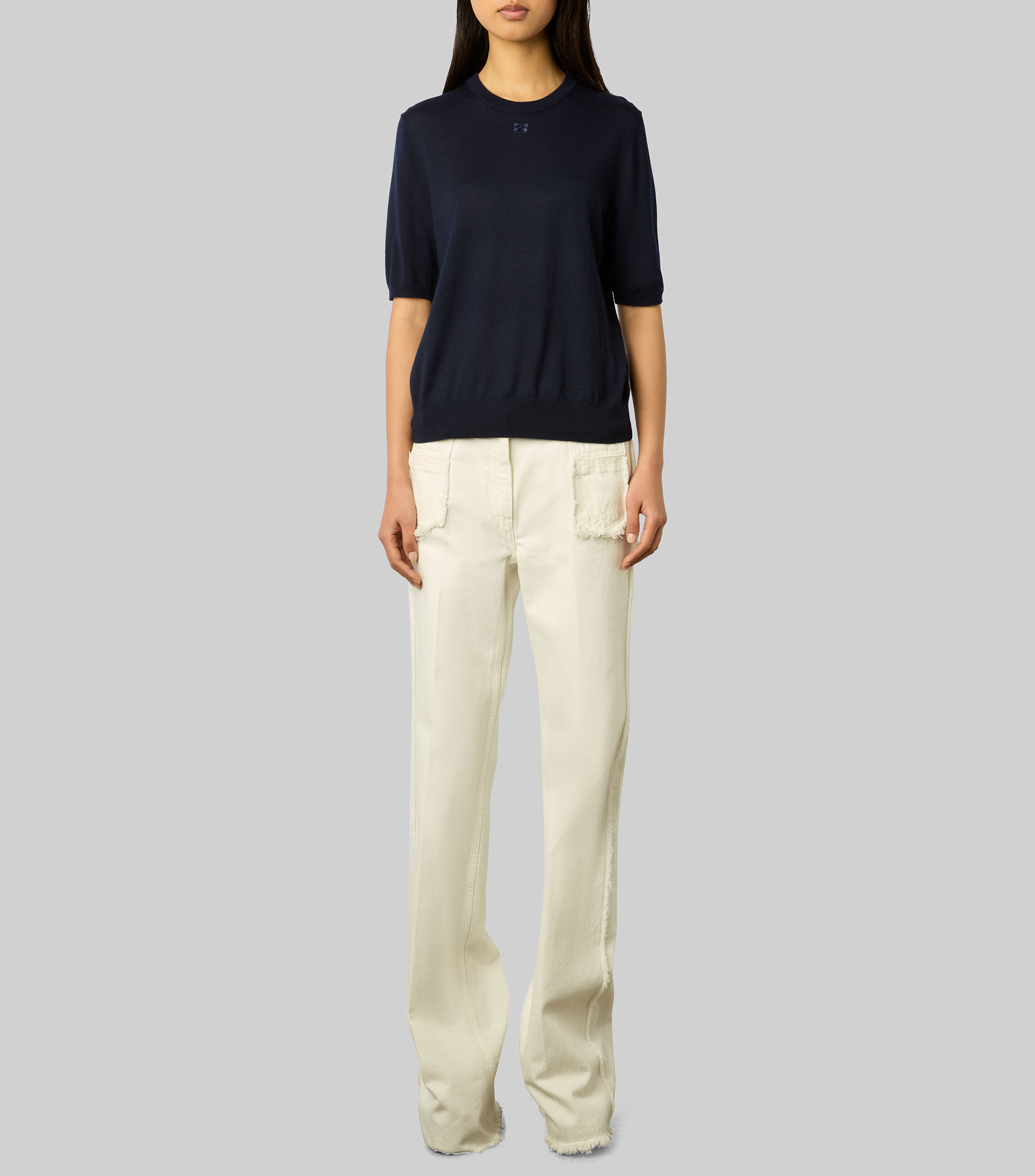 Sueter cuello redondo Mujer